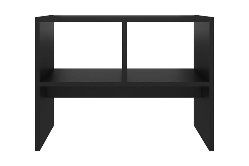 Sidobord svart 60x40x45 cm spånskiva - Svart - Möbler - Bord & matgrupp - Avlastningsbord & sidobord - Sängbord & nattduksbord