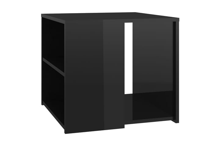 Sidobord svart högglans 50x50x45 cm spånskiva - Svart - Möbler - Bord & matgrupp - Avlastningsbord & sidobord - Lampbord & sidobord
