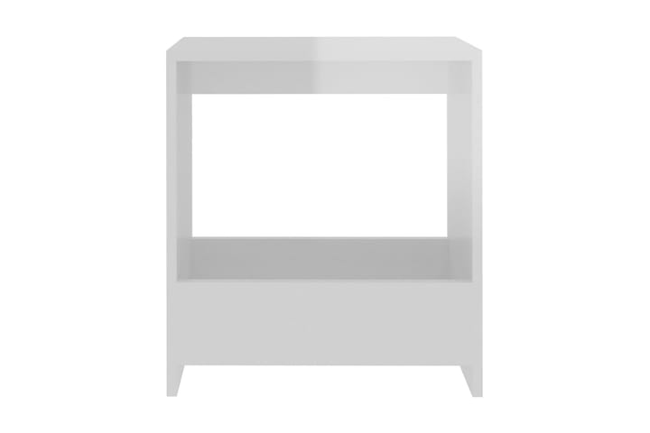 Sidobord vit högglans 50x26x50 cm spånskiva - Vit - Möbler - Bord & matgrupp - Avlastningsbord & sidobord - Lampbord & sidobord