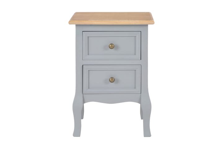 Nattduksbord grå 35x30x49 cm MDF - Grå - Möbler - Bord & matgrupp - Avlastningsbord & sidobord - Brickbord & småbord