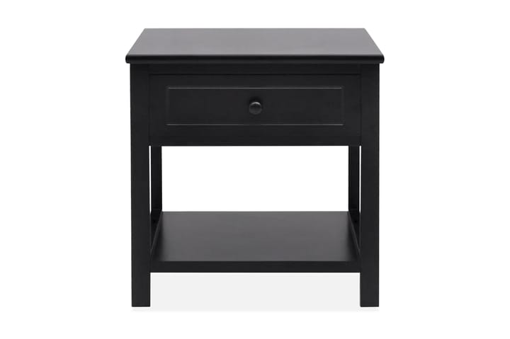Nattduksbord trä svart - Svart - Möbler - Bord & matgrupp - Avlastningsbord & sidobord - Sängbord & nattduksbord