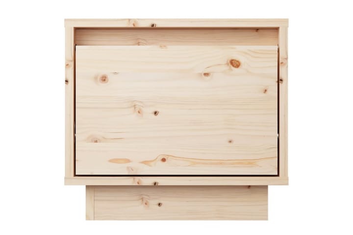 Sängbord 2 st 35x34x32 cm massiv furu - Brun - Möbler - Bord & matgrupp - Avlastningsbord & sidobord - Sängbord & nattduksbord