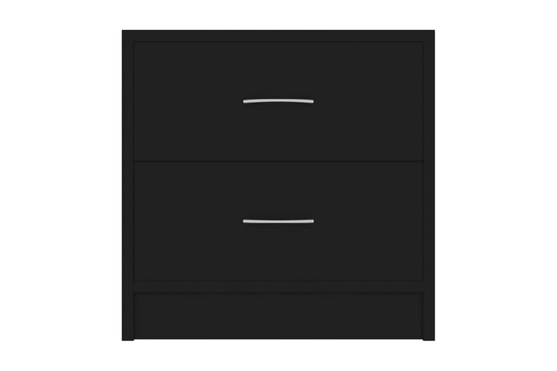 Sängbord 2 st svart 40x30x40 cm spånskiva - Svart - Möbler - Bord & matgrupp - Avlastningsbord & sidobord - Sängbord & nattduksbord