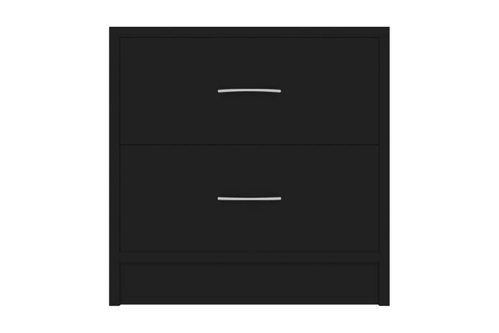 Sängbord 2 st svart 40x30x40 cm spånskiva - Svart - Möbler - Bord & matgrupp - Avlastningsbord & sidobord - Sängbord & nattduksbord