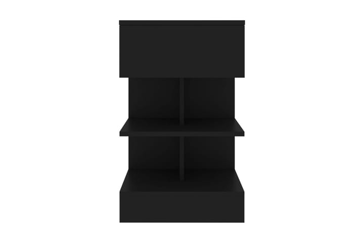 Sängbord 2 st svart 40x35x65 cm - Svart - Möbler - Bord & matgrupp - Avlastningsbord & sidobord - Sängbord & nattduksbord