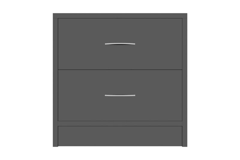 Sängbord 2 st svart högglans 40x30x40 cm spånskiva - Svart - Möbler - Bord & matgrupp - Avlastningsbord & sidobord - Sängbord & nattduksbord