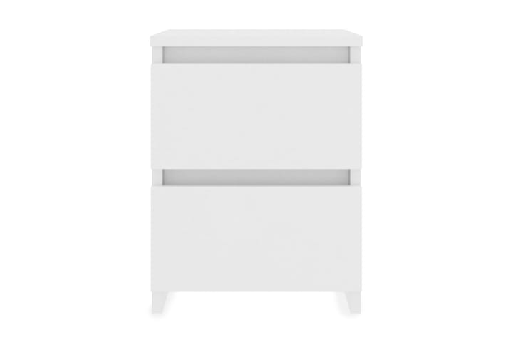 Sängbord 2 st vit 30x30x40 cm spånskiva - Vit - Möbler - Bord & matgrupp - Avlastningsbord & sidobord - Sängbord & nattduksbord