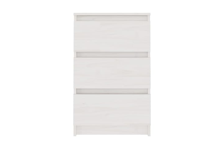 Sängbord 2 st vit 40x29,5x64 cm massiv furu - Vit - Möbler - Bord & matgrupp - Avlastningsbord & sidobord - Sängbord & nattduksbord