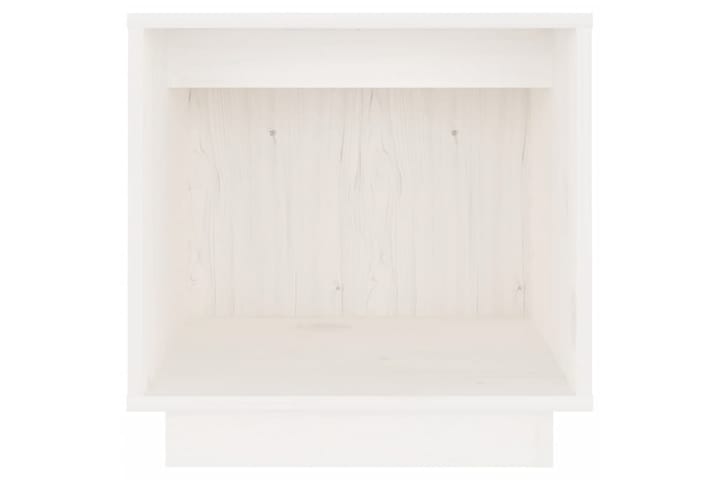 Sängbord 2 st vit 40x30x40 cm massiv furu - Vit - Möbler - Bord & matgrupp - Avlastningsbord & sidobord - Sängbord & nattduksbord