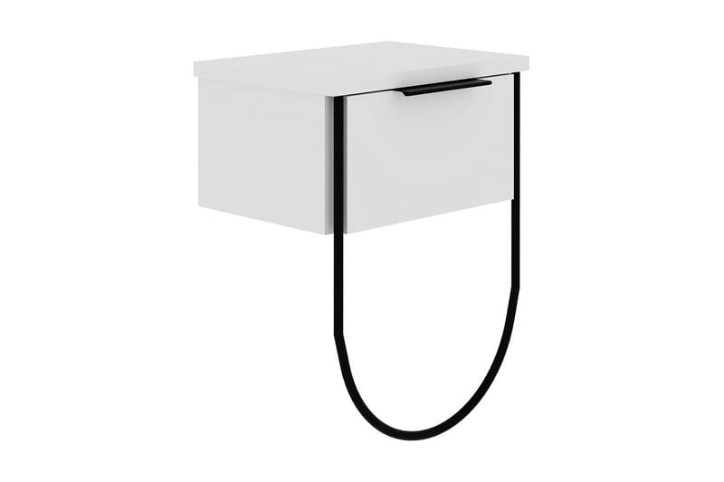 Sängbord 33 cm - Vit - Möbler - Bord & matgrupp - Avlastningsbord & sidobord - Sängbord & nattduksbord