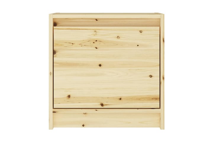 Sängbord 40x30,5x40 cm massivt granträ - Brun - Möbler - Bord & matgrupp - Avlastningsbord & sidobord - Sängbord & nattduksbord
