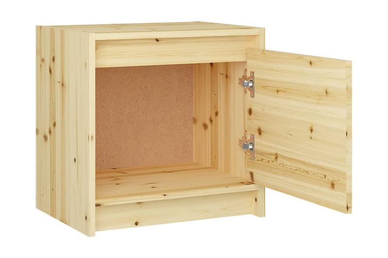 Sängbord 40x30,5x40 cm massivt granträ - Brun - Möbler - Bord & matgrupp - Avlastningsbord & sidobord - Sängbord & nattduksbord