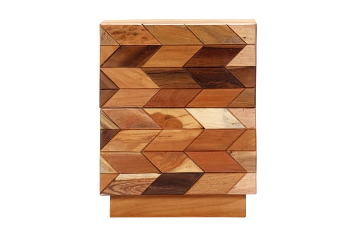 Sängbord 40x30x50 cm massivt återvunnet trä - Brun - Möbler - Bord & matgrupp - Avlastningsbord & sidobord - Sängbord & nattduksbord