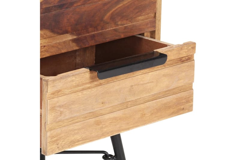 Sängbord 40x30x50 cm massivt sheesamträ - Brun - Möbler - Bord & matgrupp - Avlastningsbord & sidobord - Sängbord & nattduksbord
