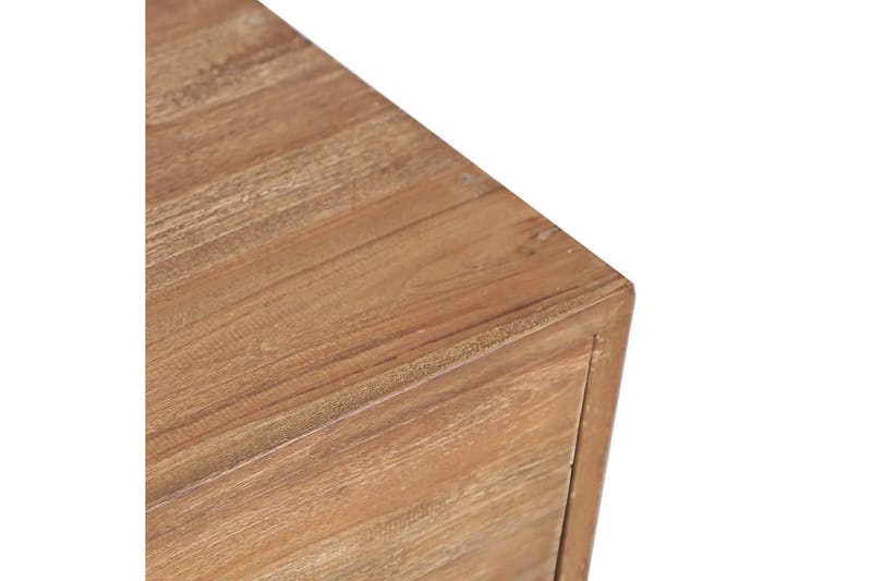 Sängbord 40x35x55 cm massiv teak - Brun - Möbler - Bord & matgrupp - Avlastningsbord & sidobord - Sängbord & nattduksbord