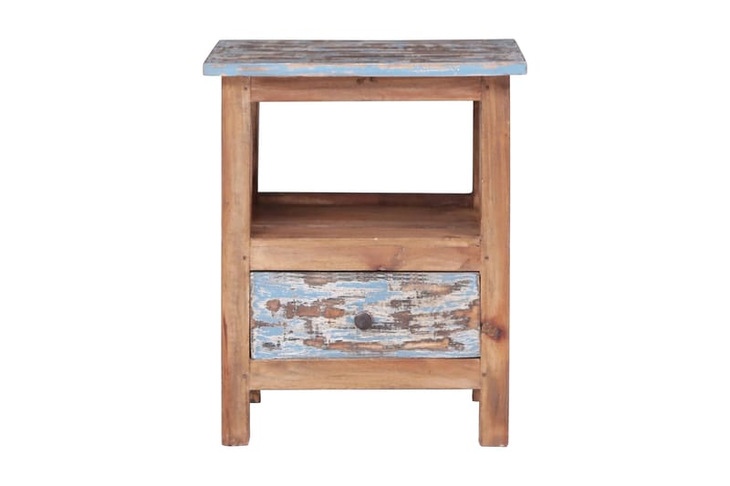 Sängbord 41x30x50 cm massivt återvunnet trä - Brun - Möbler - Bord & matgrupp - Avlastningsbord & sidobord - Sängbord & nattduksbord