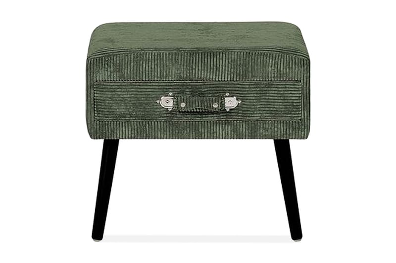Sängbord Balendu 50 cm - Grön/Konstläder - Möbler - Bord & matgrupp - Avlastningsbord & sidobord - Sängbord & nattduksbord