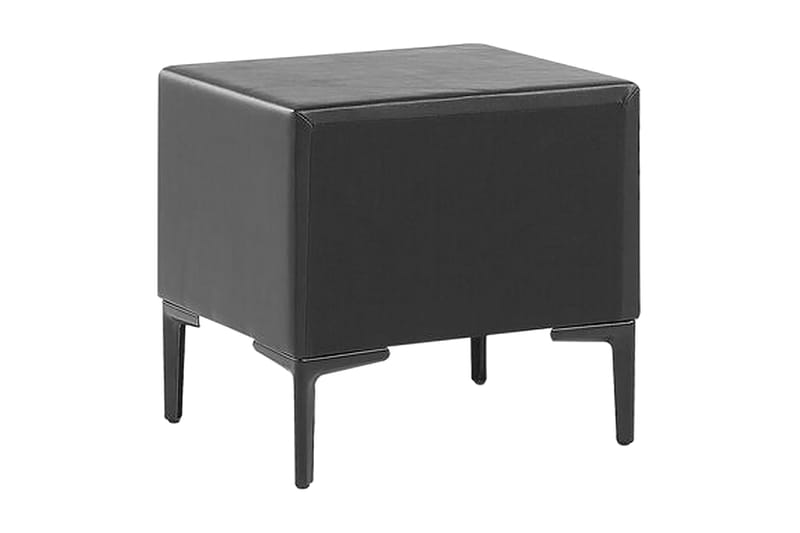 Sängbord Barbonne 44 cm - Konstläder/Svart - Möbler - Bord & matgrupp - Avlastningsbord & sidobord - Sängbord & nattduksbord