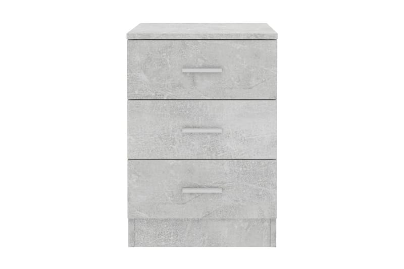 Sängbord betonggrå 38x35x56 cm spånskiva - Grå - Möbler - Bord & matgrupp - Avlastningsbord & sidobord - Sängbord & nattduksbord