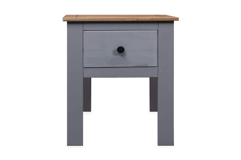 Sängbord grå 46x40x57 cm furu Panama - Grå - Möbler - Bord & matgrupp - Avlastningsbord & sidobord - Sängbord & nattduksbord