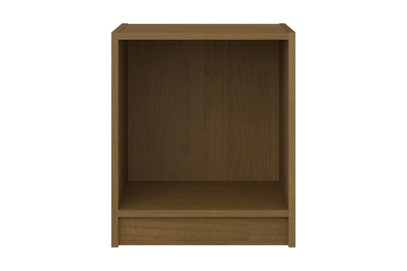 Sängbord honungsbrun 35,5x33,5x41,5 cm massiv furu - Brun - Möbler - Bord & matgrupp - Avlastningsbord & sidobord - Sängbord & nattduksbord