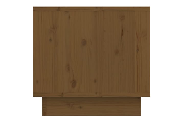 Sängbord honungsbrun 35x34x32 cm massiv furu - Brun - Möbler - Bord & matgrupp - Avlastningsbord & sidobord - Sängbord & nattduksbord