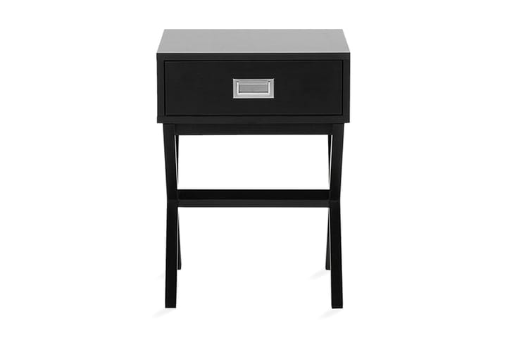Sängbord Mondariz 40 cm med Förvaring Låda - Svart - Möbler - Bord & matgrupp - Avlastningsbord & sidobord - Sängbord & nattduksbord