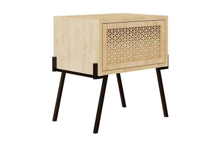 Sängbord Naives 48x34 cm - Natur - Möbler - Bord & matgrupp - Avlastningsbord & sidobord - Sängbord & nattduksbord