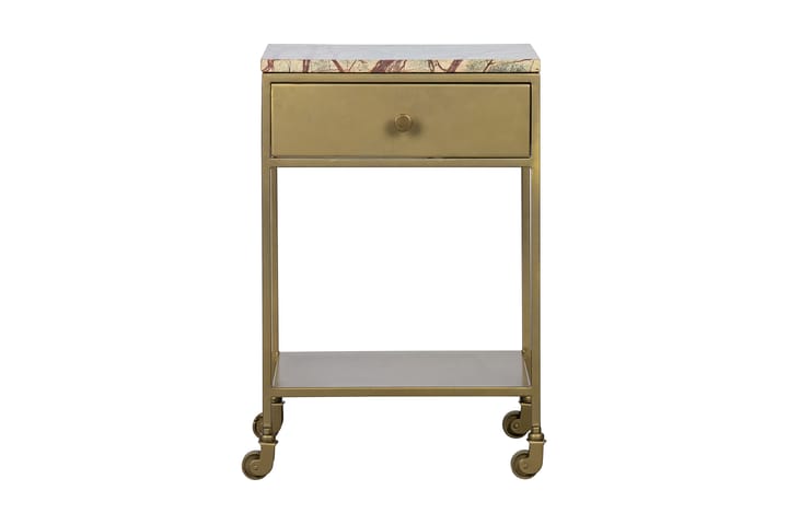 Sängbord Norma 45 cm - Antik Mässing - Möbler - Bord & matgrupp - Avlastningsbord & sidobord - Sängbord & nattduksbord