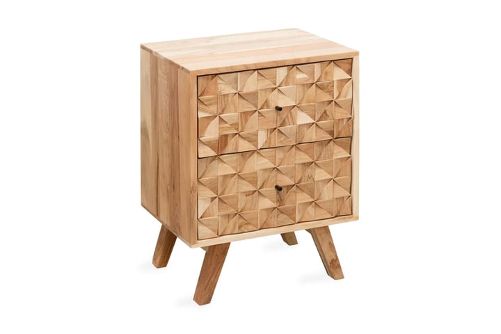 Sängbord Pelsham 44 cm - Trä|natur - Möbler - Bord & matgrupp - Avlastningsbord & sidobord - Sängbord & nattduksbord