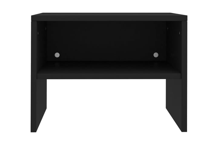 Sängbord svart 40x30x30 cm spånskiva - Svart - Möbler - Bord & matgrupp - Avlastningsbord & sidobord - Sängbord & nattduksbord