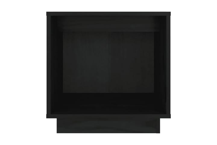 Sängbord svart 40x30x40 cm massiv furu - Svart - Möbler - Bord & matgrupp - Avlastningsbord & sidobord - Sängbord & nattduksbord