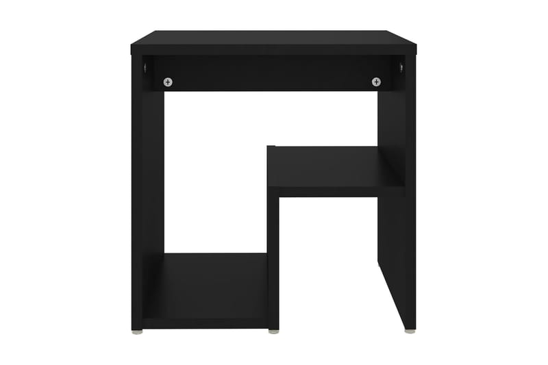 Sängbord svart 40x30x40 cm spånskiva - Svart - Möbler - Bord & matgrupp - Avlastningsbord & sidobord - Sängbord & nattduksbord