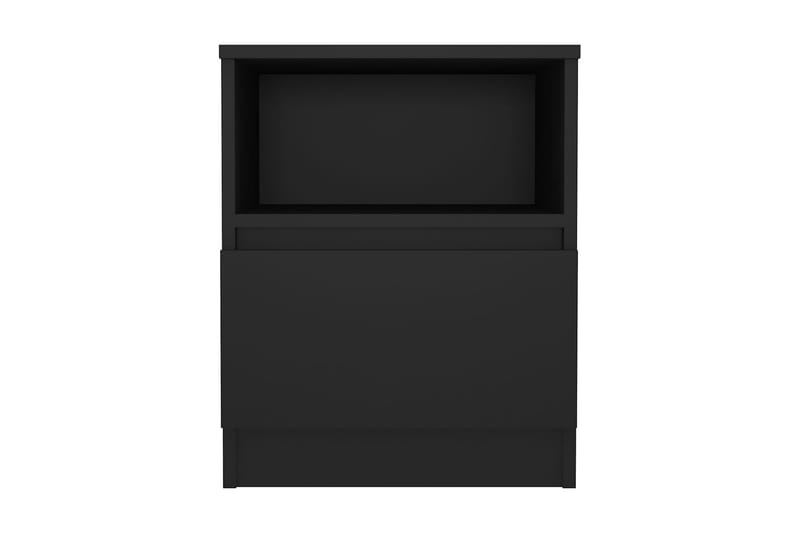 Sängbord svart 40x40x50 cm spånskiva - Svart - Möbler - Bord & matgrupp - Avlastningsbord & sidobord - Sängbord & nattduksbord
