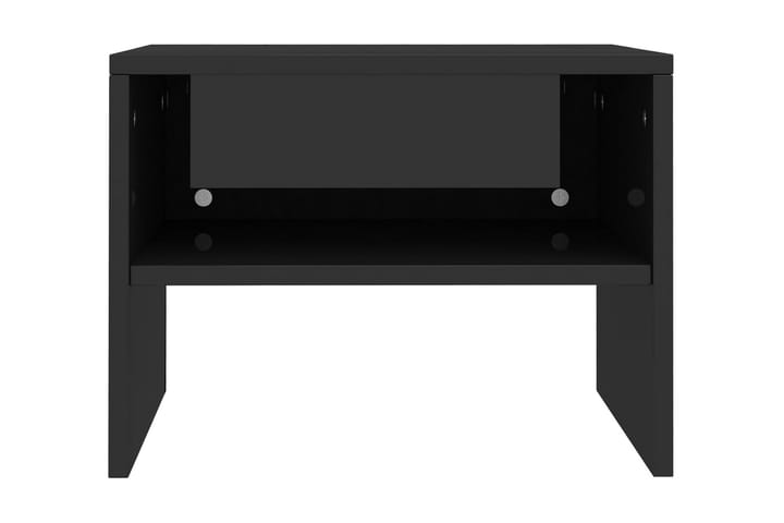 Sängbord svart högglans 40x30x30 cm spånskiva - Svart - Möbler - Bord & matgrupp - Avlastningsbord & sidobord - Sängbord & nattduksbord