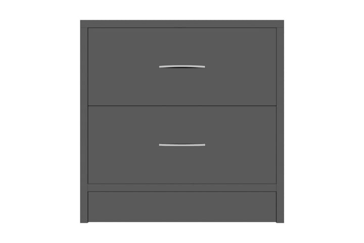Sängbord svart högglans 40x30x40 cm spånskiva - Svart - Möbler - Bord & matgrupp - Avlastningsbord & sidobord - Sängbord & nattduksbord