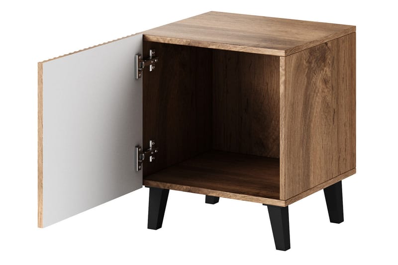Sängbord - Svart|Ek - Möbler - Bord & matgrupp - Avlastningsbord & sidobord - Sängbord & nattduksbord