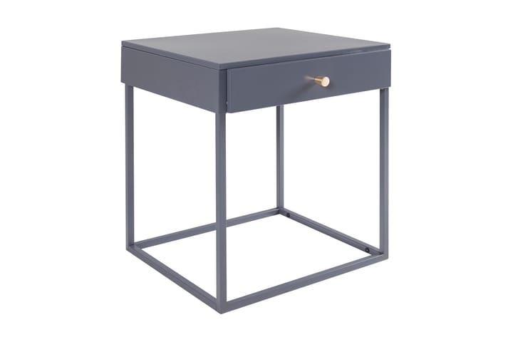 Sängbord Tamarie 43 cm med Förvaring Låda - Ljusgrå - Möbler - Bord & matgrupp - Avlastningsbord & sidobord - Sängbord & nattduksbord
