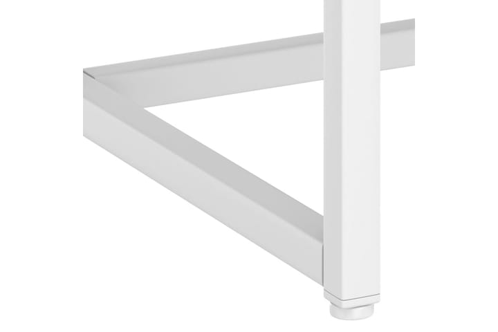 Sängbord vit 35x35x54 cm stål - Vit - Möbler - Bord & matgrupp - Avlastningsbord & sidobord - Sängbord & nattduksbord