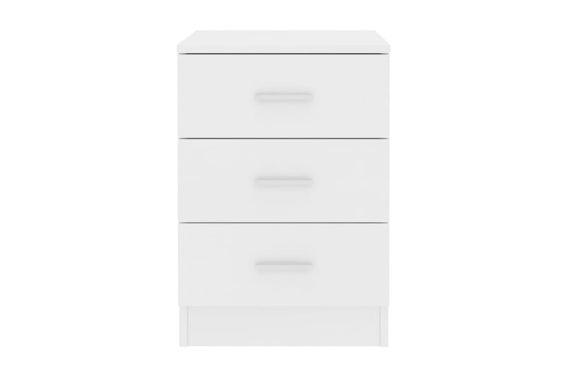 Sängbord vit 38x35x56 cm spånskiva - Vit - Möbler - Bord & matgrupp - Avlastningsbord & sidobord - Sängbord & nattduksbord