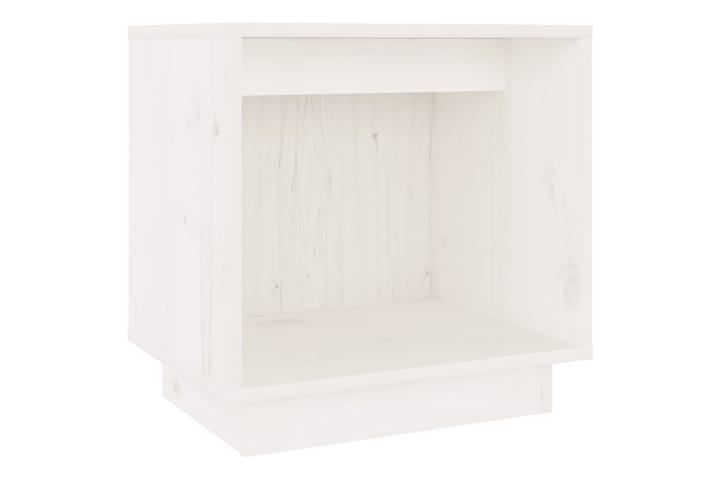 Sängbord vit 40x30x40 cm massiv furu - Vit - Möbler - Bord & matgrupp - Avlastningsbord & sidobord - Sängbord & nattduksbord