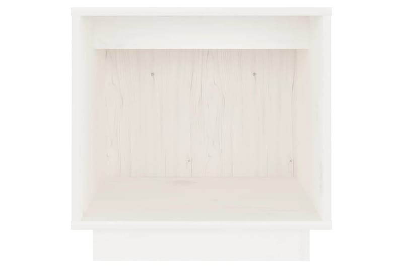 Sängbord vit 40x30x40 cm massiv furu - Vit - Möbler - Bord & matgrupp - Avlastningsbord & sidobord - Sängbord & nattduksbord
