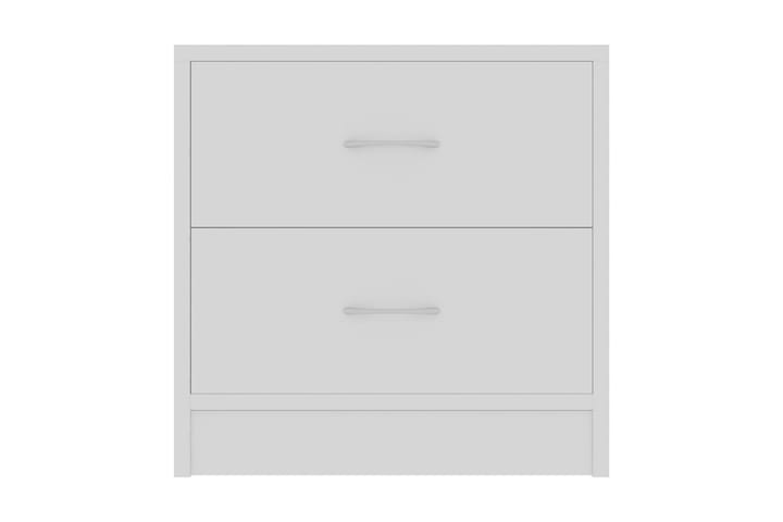 Sängbord vit högglans 40x30x40 cm spånskiva - Vit - Möbler - Bord & matgrupp - Avlastningsbord & sidobord - Sängbord & nattduksbord