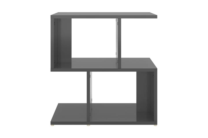 Sidoskåp grå högglans 50x30x51,5 cm spånskiva - Grå - Möbler - Bord & matgrupp - Avlastningsbord & sidobord - Sängbord & nattduksbord