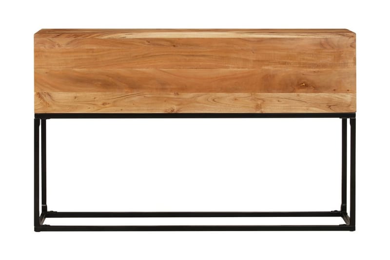 Avlastningsbord 120x30x75 cm massivt akaciaträ - Brun - Möbler - Bord & matgrupp - Avlastningsbord & sidobord