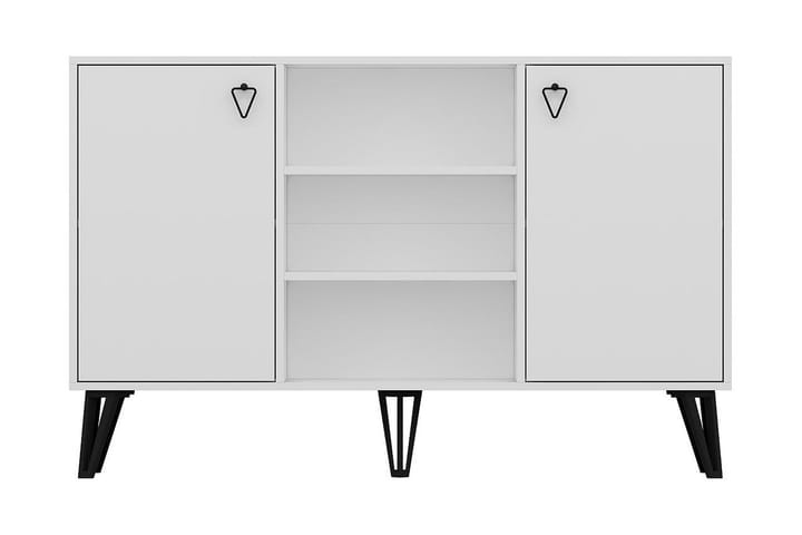Avlastningsbord Bander 140 cm - Vit - Möbler - Bord & matgrupp - Avlastningsbord & sidobord