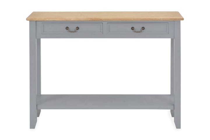 Avlastningsbord grå 110x35x80 cm trä - Grå - Möbler - Bord & matgrupp - Avlastningsbord & sidobord - Brickbord & småbord