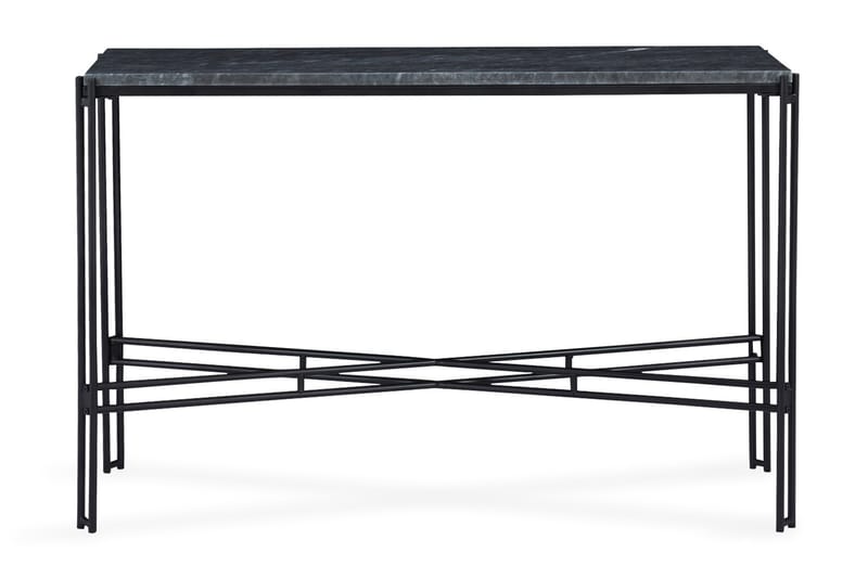 Avlastningsbord Sisko 100 cm Marmor - Svart|Grå - Möbler - Fåtölj & stolar - Pall & puff - Sittpuff