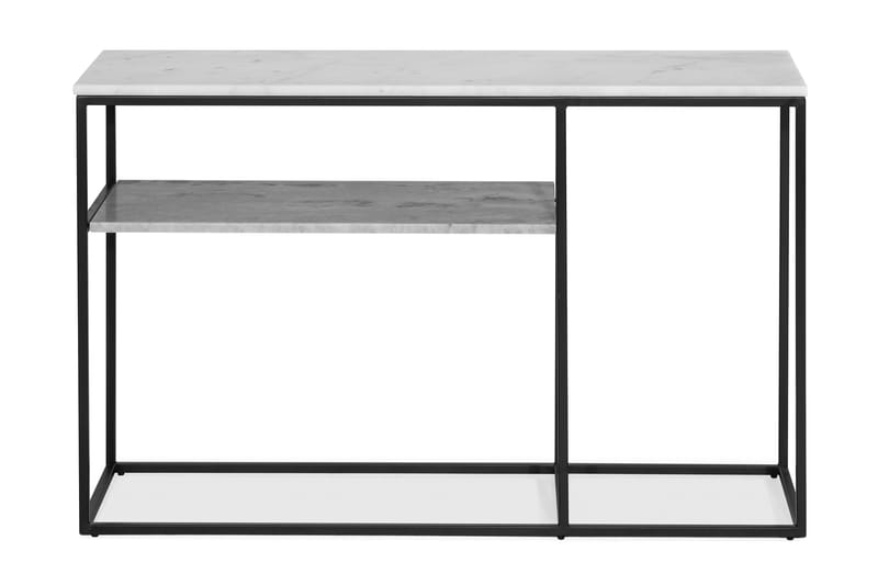 Avlastningsbord Titania 120 cm Marmor - Vit|Grå|Svart - Möbler - Bord & matgrupp - Avlastningsbord & sidobord - Brickbord & småbord
