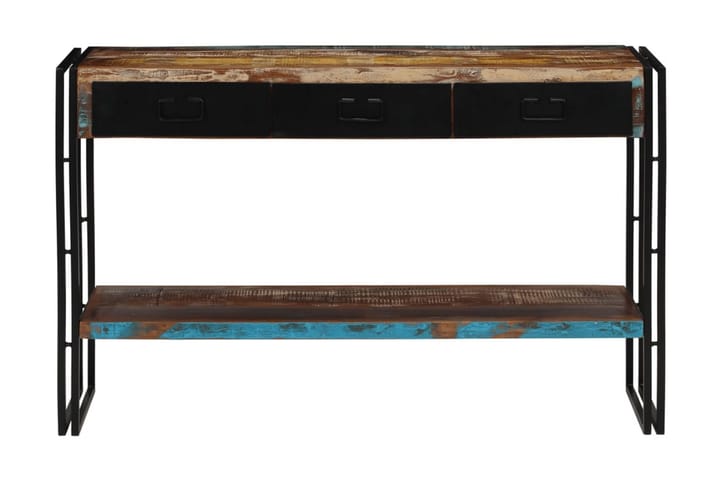Konsolbord massivt återvunnet trä 120x30x76 cm - Brun - Möbler - Bord & matgrupp - Avlastningsbord & sidobord